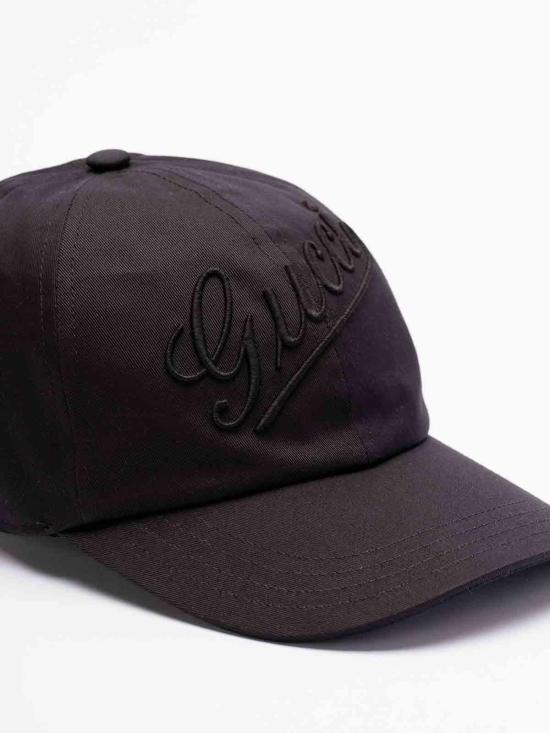  구찌 로고 자수 코튼 볼캡  7927824HBBB1000 Black - GUCCI