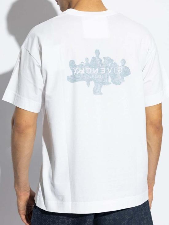  지방시 반팔 티셔츠 BM71MG3YPL100 White - GIVENCHY