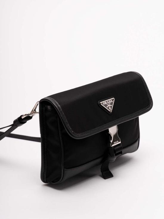  프라다 삼각로고 리나일론 폰 홀더 크로스백 2ZH1082DMHF0002 Black - PRADA