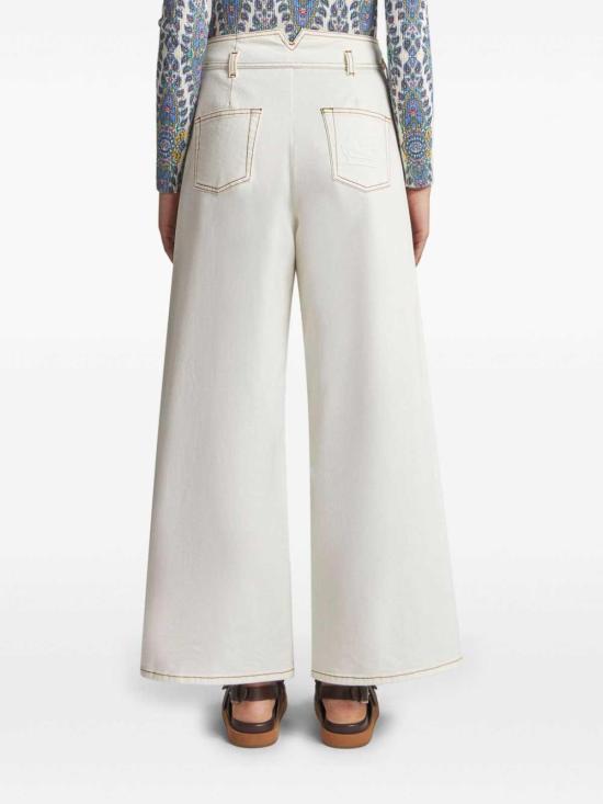 에트로 스트레이트 팬츠 WRNB0006AU069W3789 White - ETRO