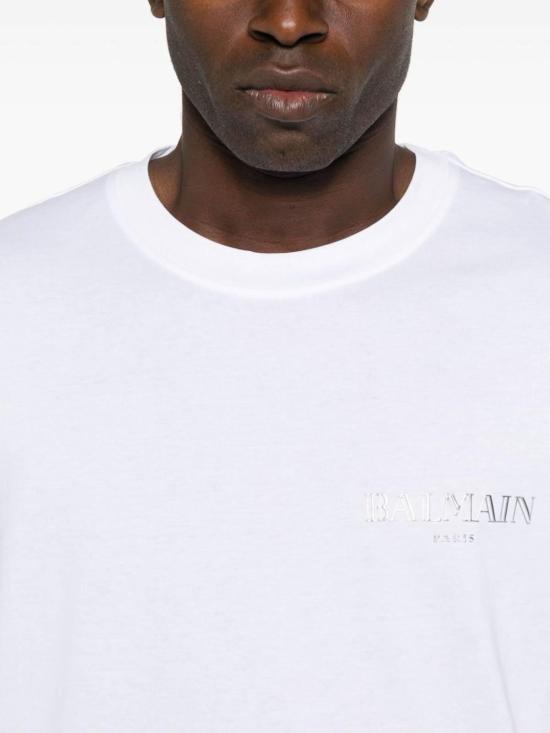  발망 반팔 티셔츠 EH1EF000GD840HF White - BALMAIN