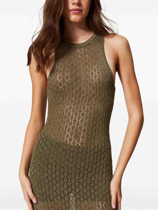 25SS 트윈셋 롱 원피스 251LB3ABBS1994112135 Green - TWINSET