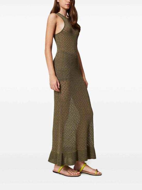 25SS 트윈셋 롱 원피스 251LB3ABBS1994112135 Green - TWINSET