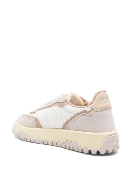 25FW 오트리 WILDPACE 로우 스니커즈 코듀라 앤 가죽 LDLWAK03 Nude Neutrals - AUTRY