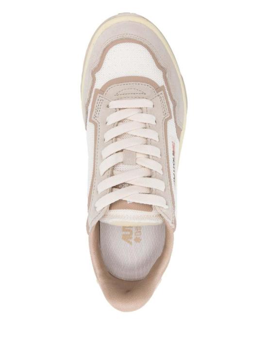 25FW 오트리 WILDPACE 로우 스니커즈 코듀라 앤 가죽 LDLWAK03 Nude Neutrals - AUTRY