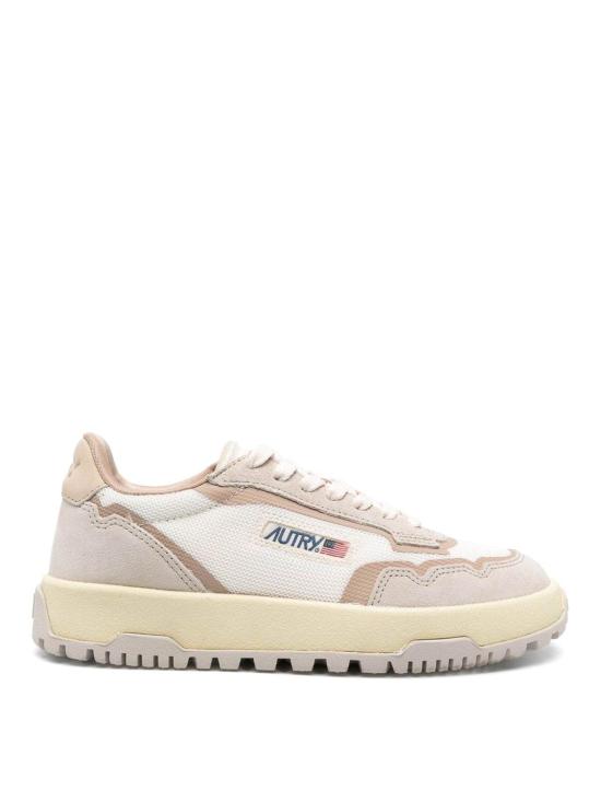 25FW 오트리 WILDPACE 로우 스니커즈 코듀라 앤 가죽 LDLWAK03 Nude Neutrals