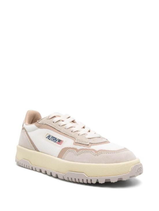 25FW 오트리 WILDPACE 로우 스니커즈 코듀라 앤 가죽 LDLWAK03 Nude Neutrals - AUTRY