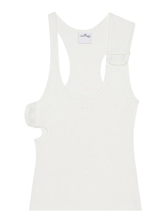 25SS 쿠레쥬 민소매 티셔츠 125JDE118JS01940001 White