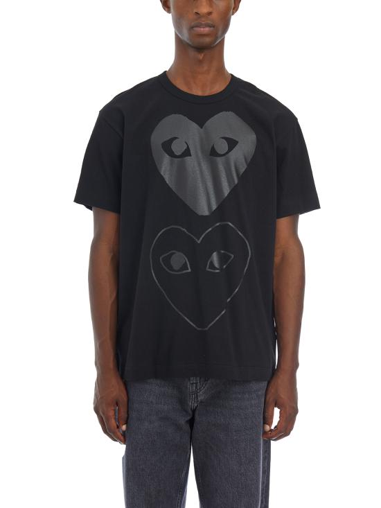 26SS 꼼데가르송 반팔 티셔츠 HAXT194051 Black