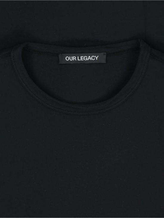  아워레가시 뉴 박스 저지 반소매 티셔츠 M2206NBLBLACKCLEANJERSEY Black - OUR LEGACY