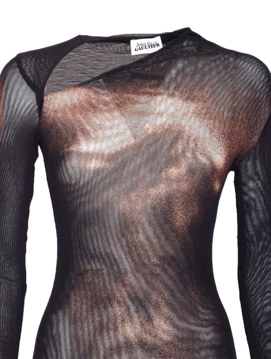 25FW 장 폴 고티에 롱 원피스 DR051M010P0060 Black - JEAN PAUL GAULTIER