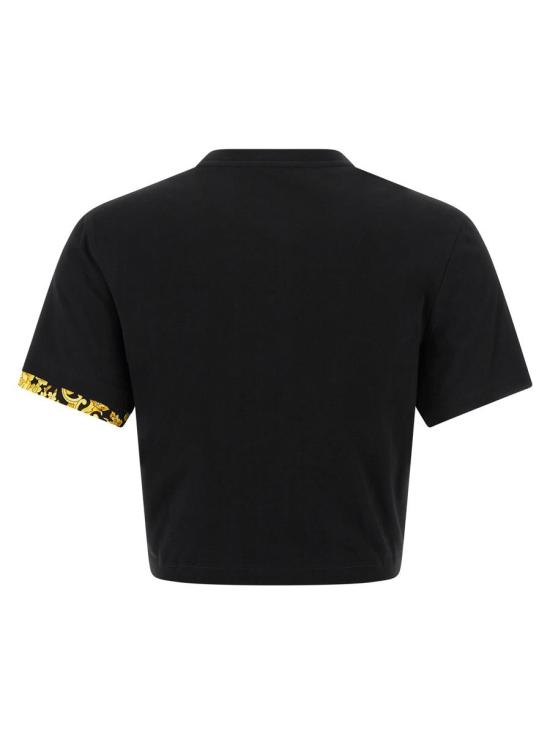  베르사체 반팔 티셔츠 10209011A148331B000 Black - VERSACE