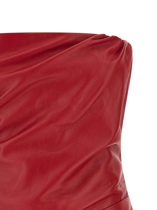  베르사체 숏 원피스 10208641A147221RC40 RED - VERSACE