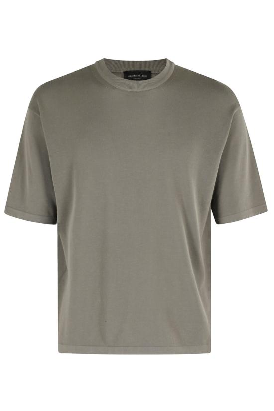 25SS 로베르토 콜리나 반팔 티셔츠 RB11021 096 Neutrals
