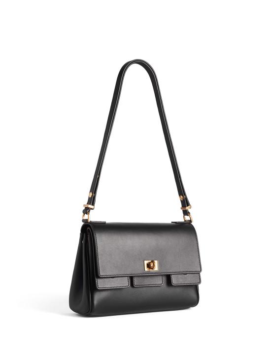 25FW 발렌시아가 벨 에어 플랩백 XS 8337712ABAV1000 BLACK - BALENCIAGA