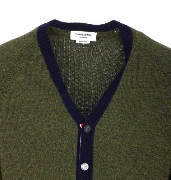 25FW 톰브라운 가디건 MKC613BY1026310 GREEN - THOM BROWNE