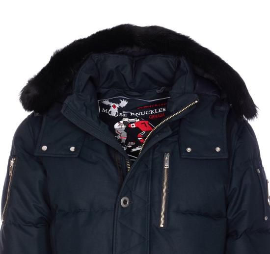 25FW 무스너클 숏패딩 M35MJ128S546 BLUE - MOOSE KNUCKLES