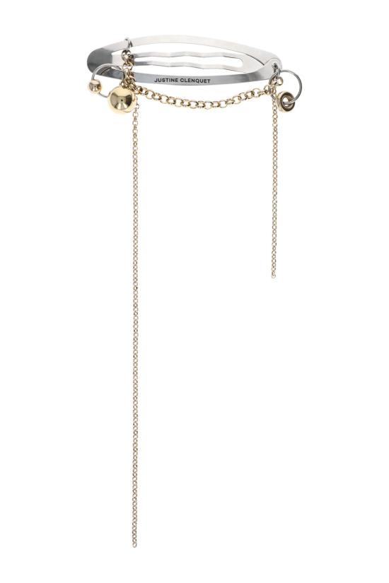  저스틴 클렌퀏 액세서리 저스틴 클렌켓 레이첼 헤어 클립 실버 - JUSTINE CLENQUET