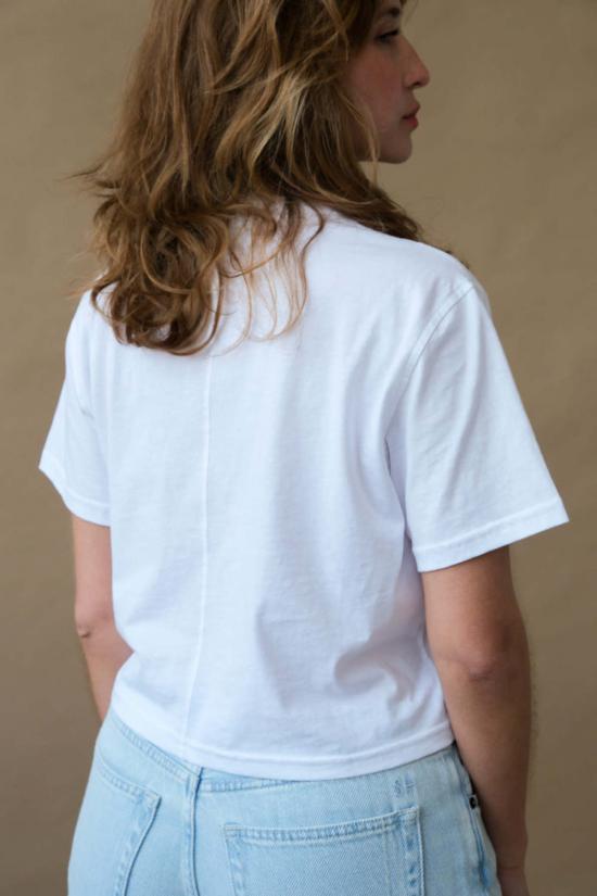  솔드아웃 엔와이씨 민소매 티셔츠 품절.NYC 크롭 퍼펙트 티셔츠 화이트 - SOLDOUT.NYC