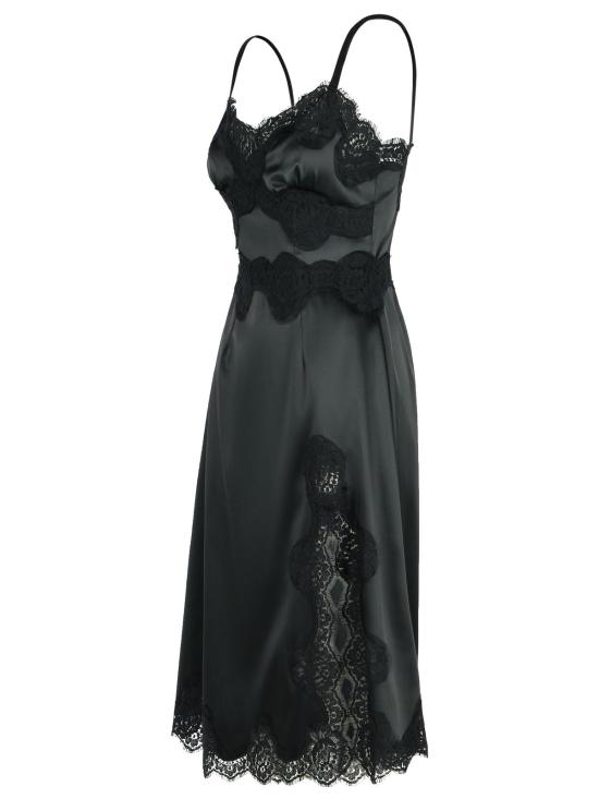 25FW 돌체앤가바나 미디 원피스 F6A5DT FURADN0000 Black - DOLCE & GABBANA