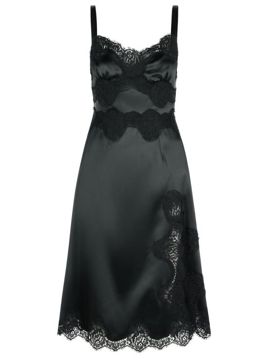 25FW 돌체앤가바나 미디 원피스 F6A5DT FURADN0000 Black