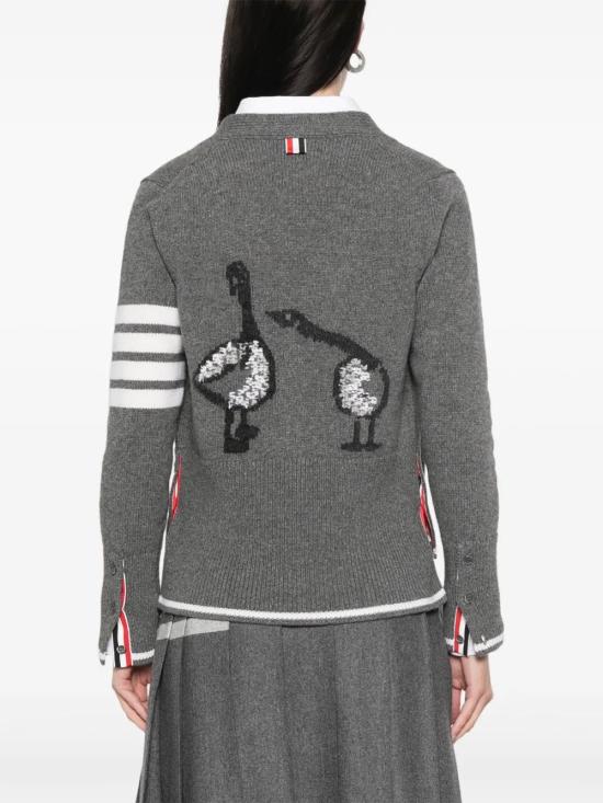 25FW 톰브라운 스웨터 FKC657AY1029 035 MED GREY - THOM BROWNE