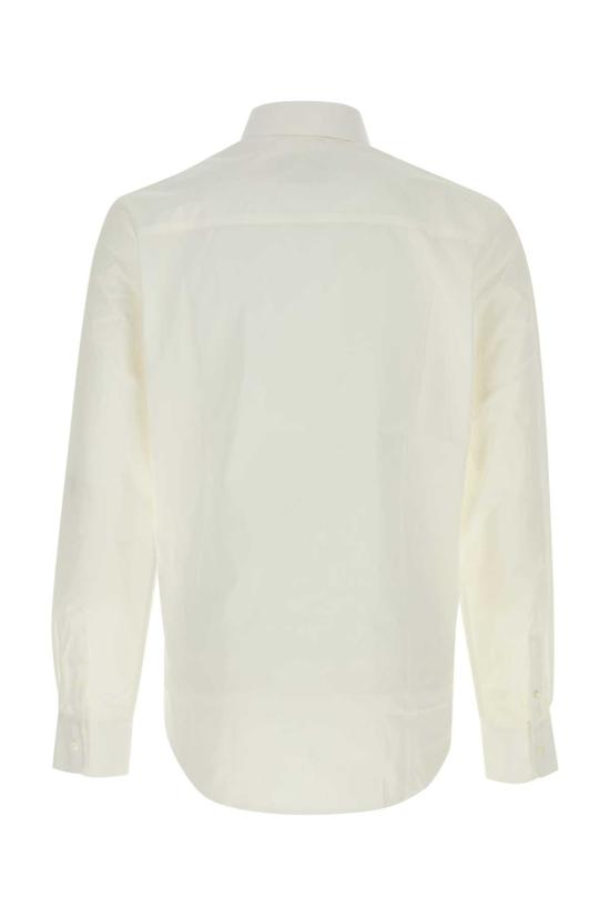 25FW 아미 긴팔 셔츠 HSH764CO0063 100 White - AMI