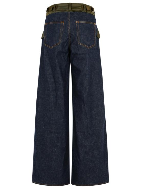 25FW 사카이 데님 팬츠 25 07965489 Blue - SACAI