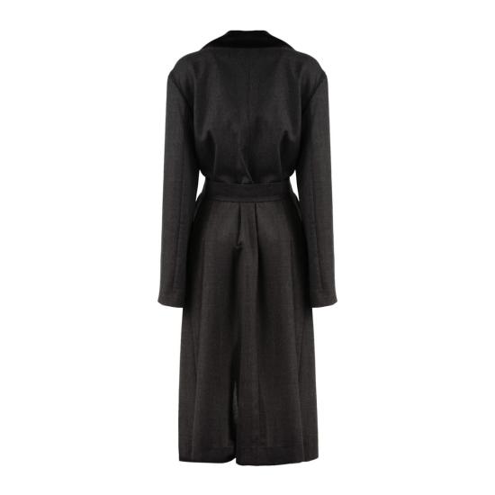 25FW 알베르타 페레티 코트 A060766371516 GRAY - ALBERTA FERRETTI