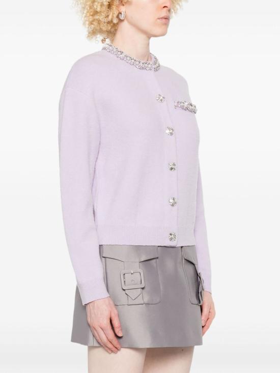 25FW 셀프 포트레이트 가디건 085C L LILAC MULTICOLOR - SELF PORTRAIT