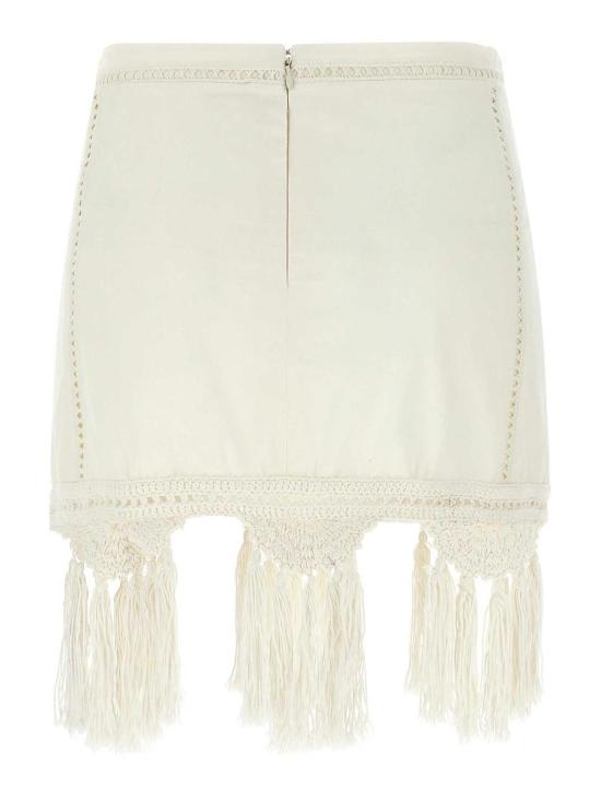  이자벨마랑 미디 스커트 JU0325FAC1J12I20WH White - ISABEL MARANT