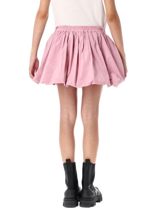 25FW 가니 숏 스커트 W08856977 038 BLEACHED MAUVE - GANNI