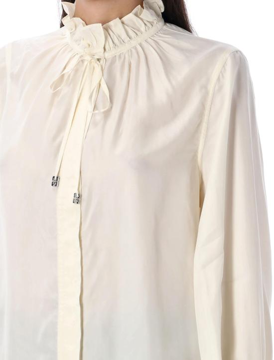 25FW 가니 블라우스 W09287071 135 IVORY - GANNI