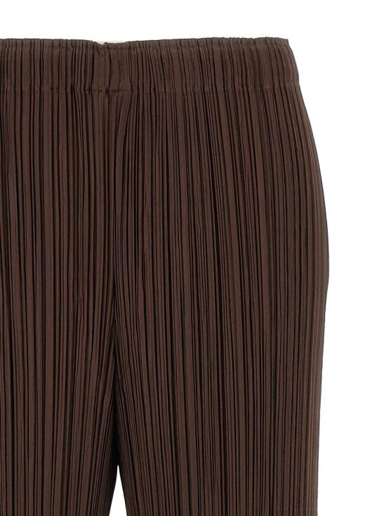 25SS 플리츠플리즈 트레이닝/조거 팬츠 PP56JF13345 DARK BROWN DOM - PLEATS PLEASE