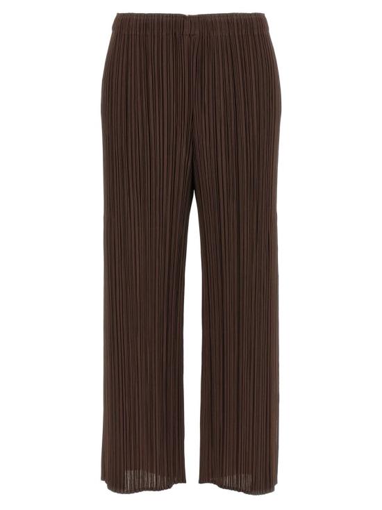 25SS 플리츠플리즈 트레이닝/조거 팬츠 PP56JF13345 DARK BROWN DOM