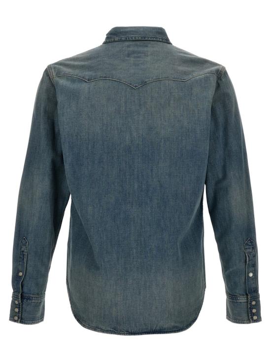  폴로 랄프로렌 데님 셔츠 3193699 Blue - POLO RALPH LAUREN