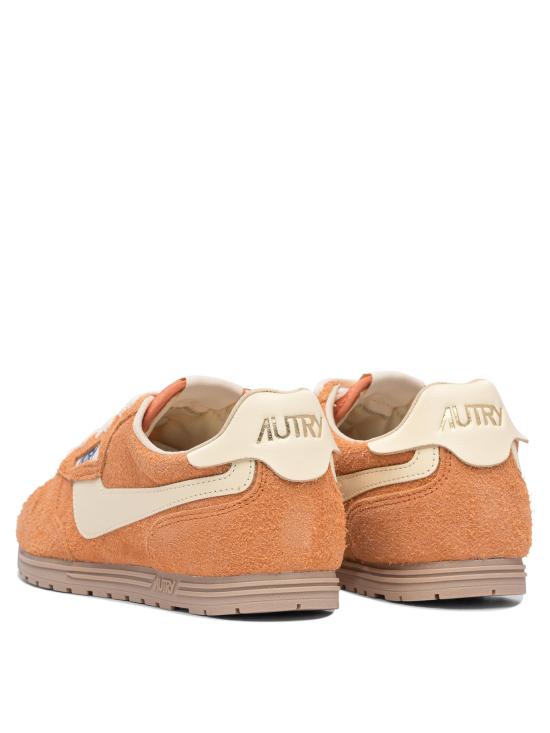25SS 오트리 윈드스핀 스웨이드 레더 스니커즈 WSLMUB05 Orange - AUTRY