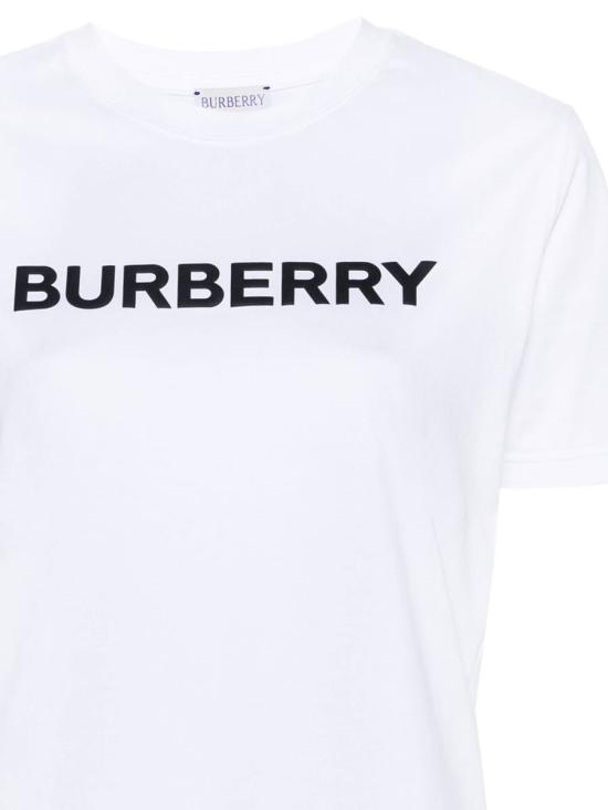 25FW 버버리 로고 코튼 티셔츠 8080325X WHITE - BURBERRY