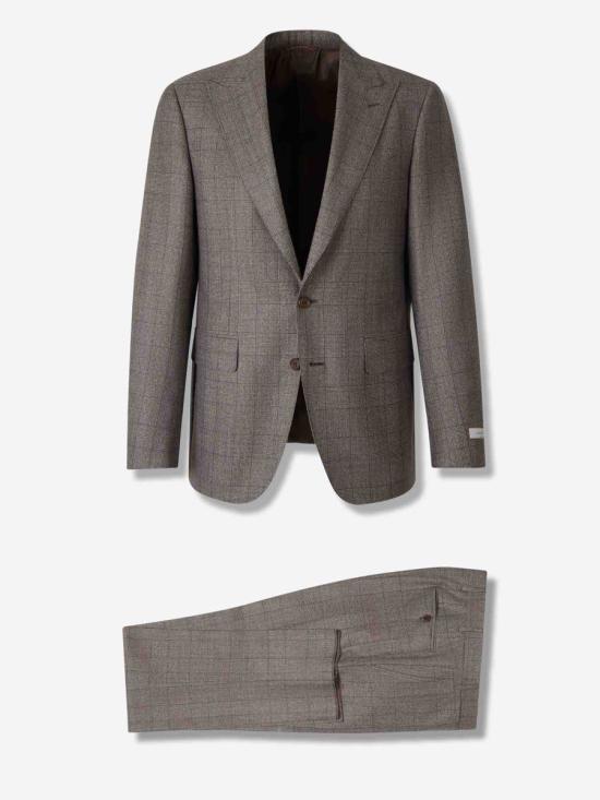 25FW 카날리 수트 세트 L 15286 50 R 701GALLES MARRON LANCIA BROWN