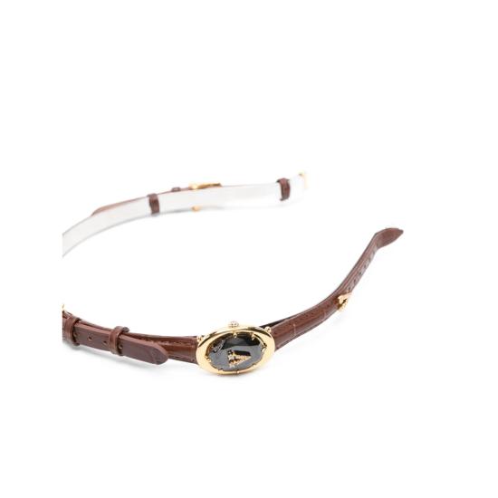 25FW 위민 헤어 액세서리 25191GLD00NN BROWN GOLD - YVMIN