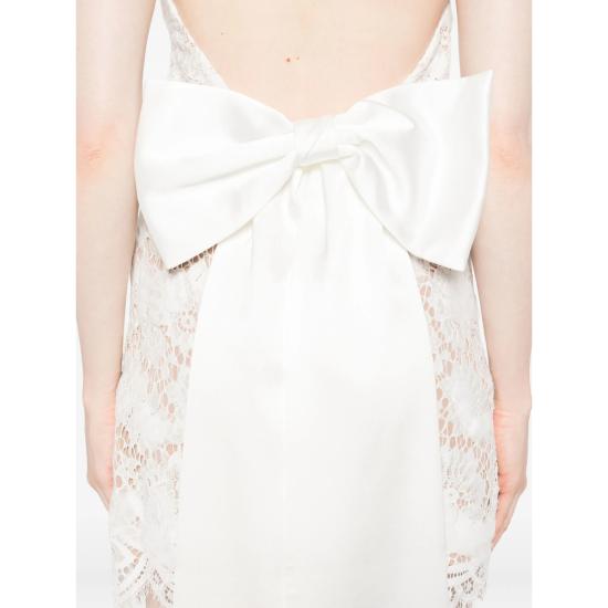 25FW 셀프 포트레이트 원피스 AW25 201S W WHITE - SELF PORTRAIT