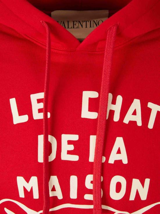 25FW 발렌티노 가라바니 스웨터 7V3MF28NB33 BR3RASPBERRY BURRO RED - VALENTINO GARAVANI