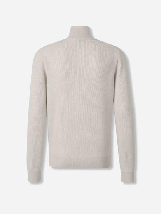 25FW 브리오니 집업 니트 UMS70LOCK12 9790BEIGE WHITE Beige - BRIONI