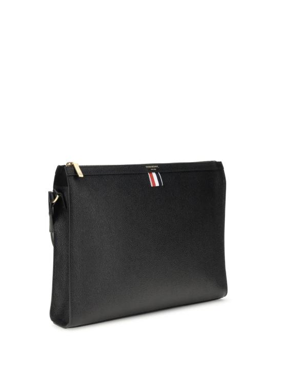 25FW 톰브라운 클러치/파우치 UAG177A00198 001 Black - THOM BROWNE