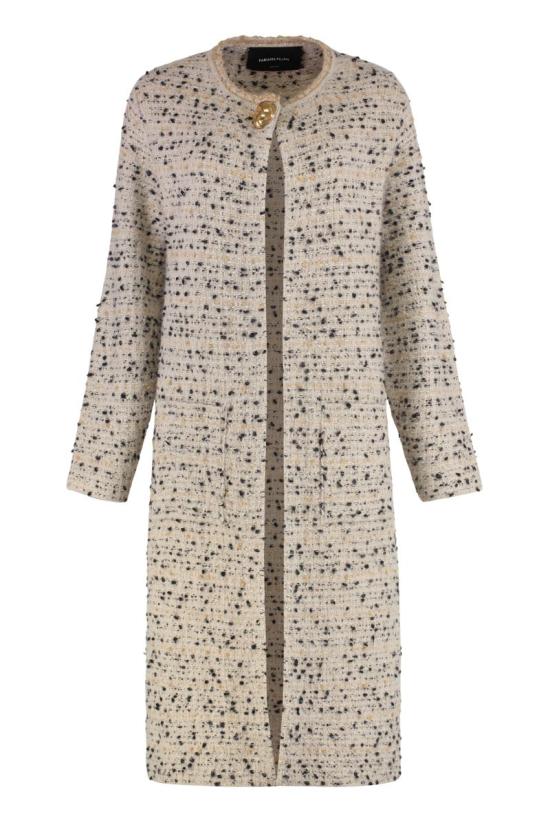 25FW 파비아나 필리피 롱슬리브 트위드 코트  CTD215F222L545 VR2 MULTICOLOUR