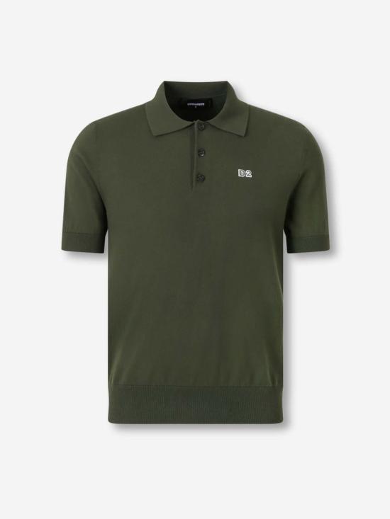 25FW 디스퀘어드2 반팔 셔츠 S74HA1452D13018 693 DARK GREEN