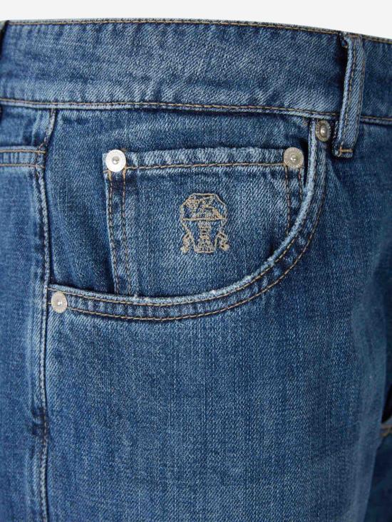 25FW 브루넬로 쿠치넬리 데님 팬츠 M0Z37X1290 C1471DENIM MEDIO OLD DENIM BLUE - BRUNELLO CUCINELLI