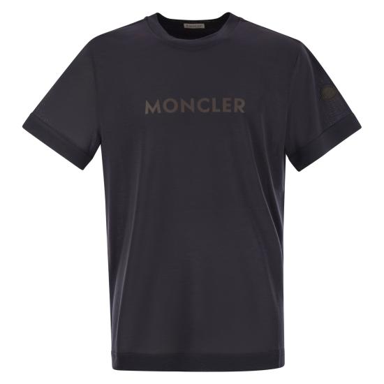 25FW 몽클레어 반팔 티셔츠 K20918C00028 NAVY