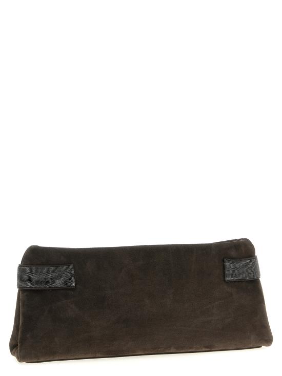 25FW 브루넬로 쿠치넬리 클러치/파우치 MBDLD2746C7284 Brown - BRUNELLO CUCINELLI