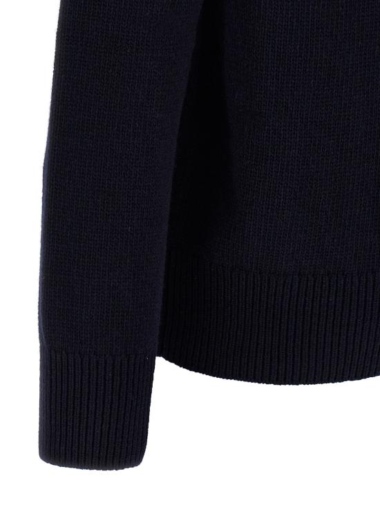 25FW 버버리 EKD 울 캐시미어 스웨터  8114154GREYDARKGREY Blue - BURBERRY